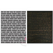 DRESS MY CRAFT - Brick Wall Embossing Folder